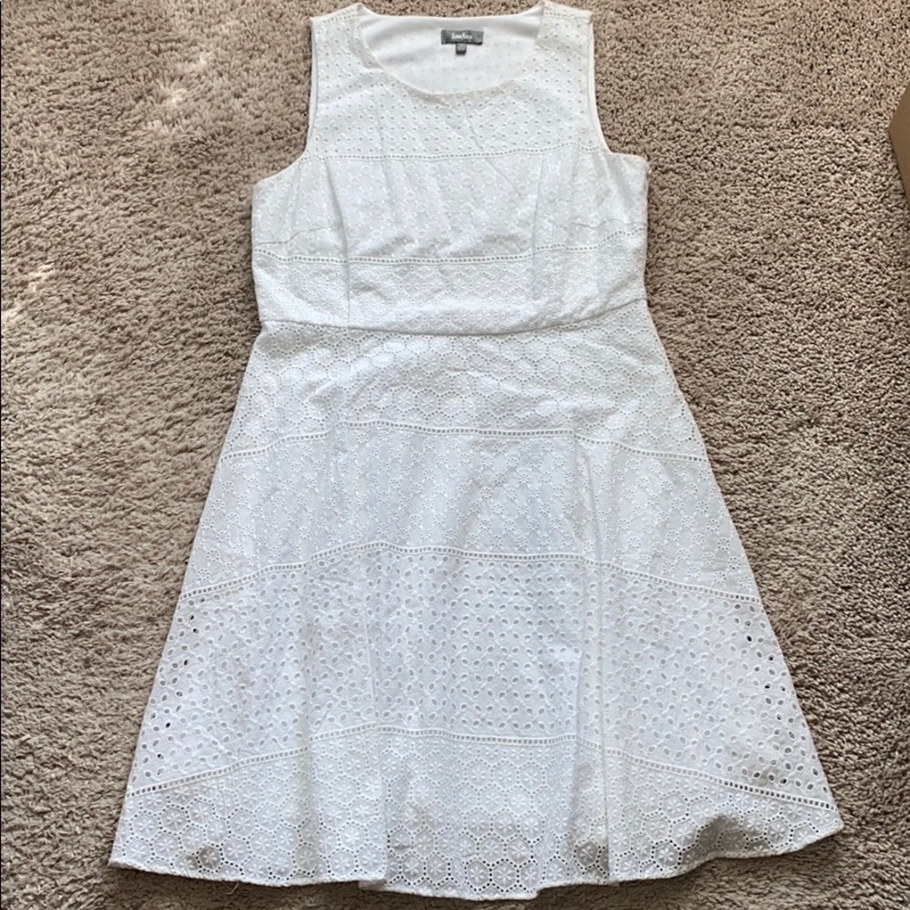 White Eyelet Dress